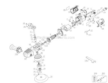 Part Location Diagram of N261319 DeWALT SCREW
